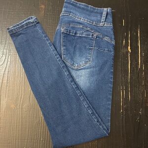 Wax Jean Women's Skinny Jeans in Blue